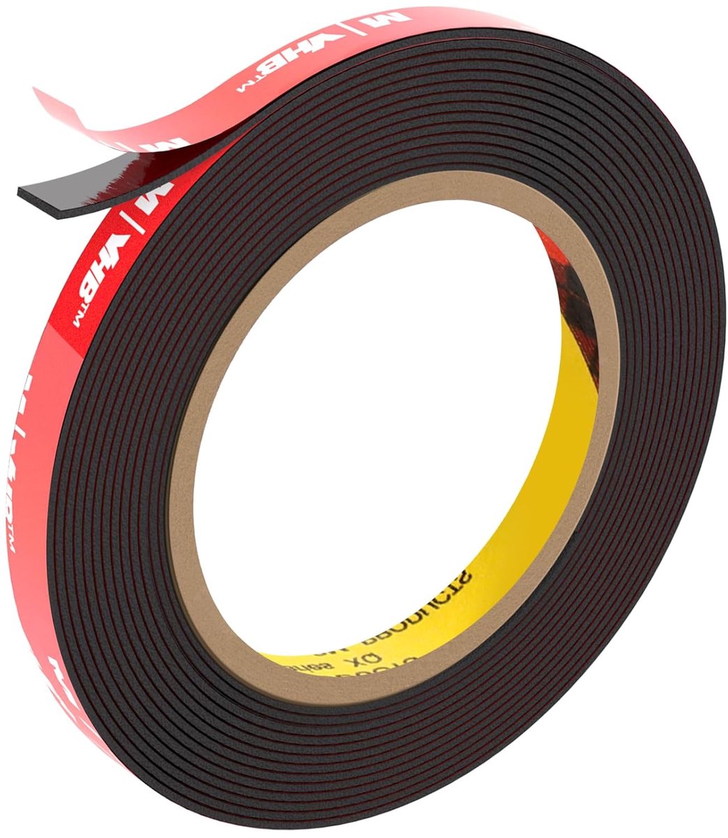 SnelShoppen - Extra Sterke Dubbelzijdige Tape 15.4FT, Waterproof Zelfklevende Montagetape, Voor LED Strip Lichten, Auto, Thuis en Kantoor Decoratie, Z