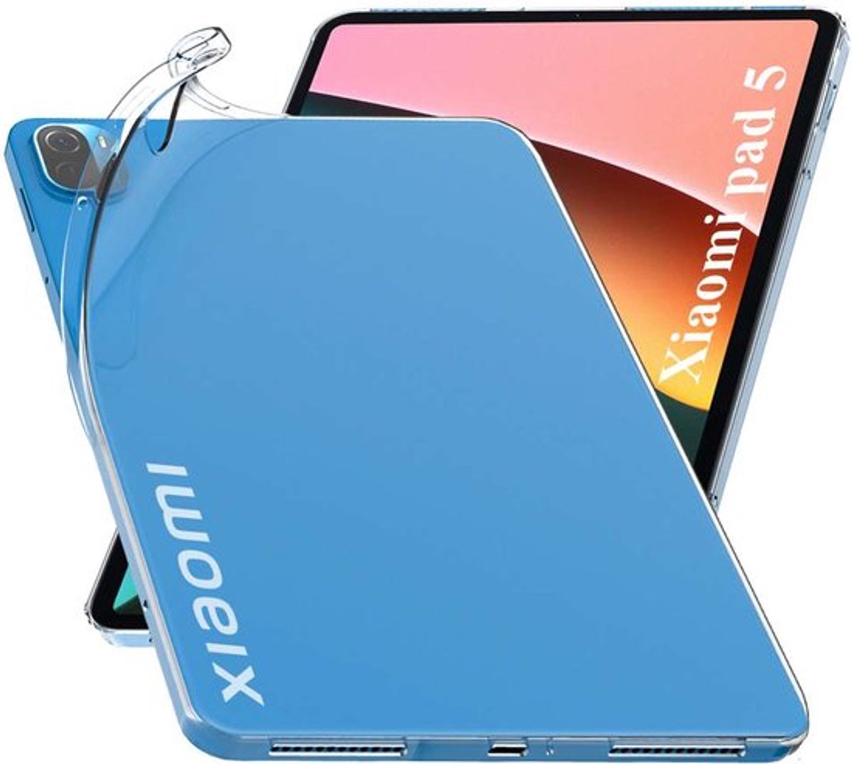 ebestStar - Hoes geschikt voor Xiaomi Pad 5, Pad 5 Pro, 5G (2021), Back Cover, Beschermhoes anti-luchtbellen hoesje, Transparant