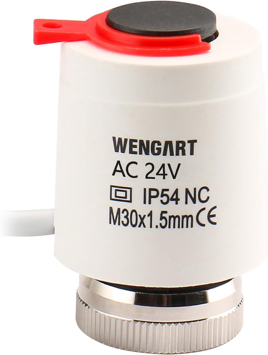 SnelShoppen - Thermoelectric Actuator WG2212, ACDV24V Normaal Gesloten, M30 x 1.5, Energiebesparend voor Vloerverwarming