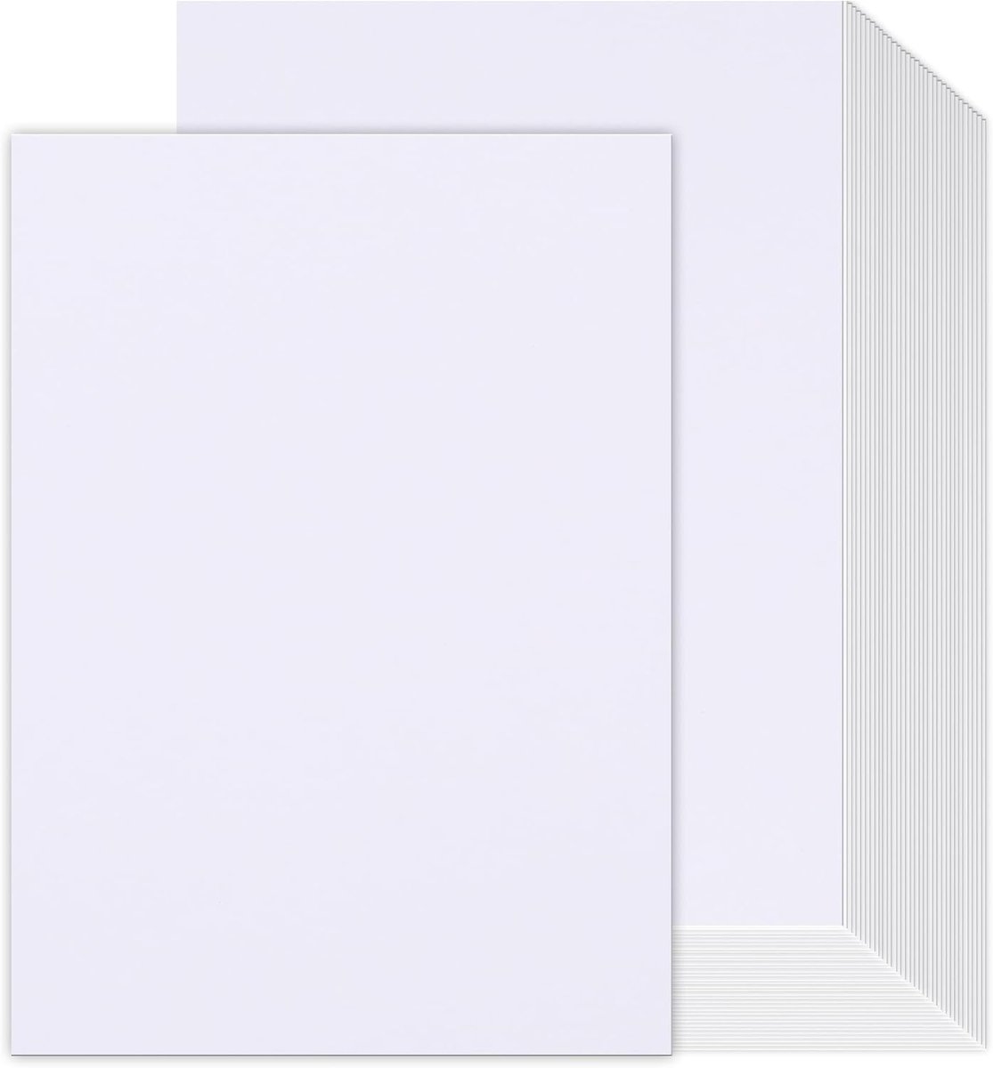 SnelShoppen - 50 vellen A4 papier 250g/m² wit - Perfect voor menu's, uitnodigingen, trouwkaarten en DIY projecten