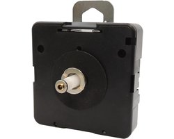 SnelShoppen - UTS Quartz Klok Mechanisme met Toebehoren, Schroeven voor Bevestiging en Muurhanger, Moer en Rubber Ring - Made in Duitsland (Intermedia