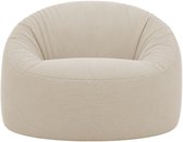Bananair - Zitzak afneembare hoes - ribfluweel - Beige - 100 cm