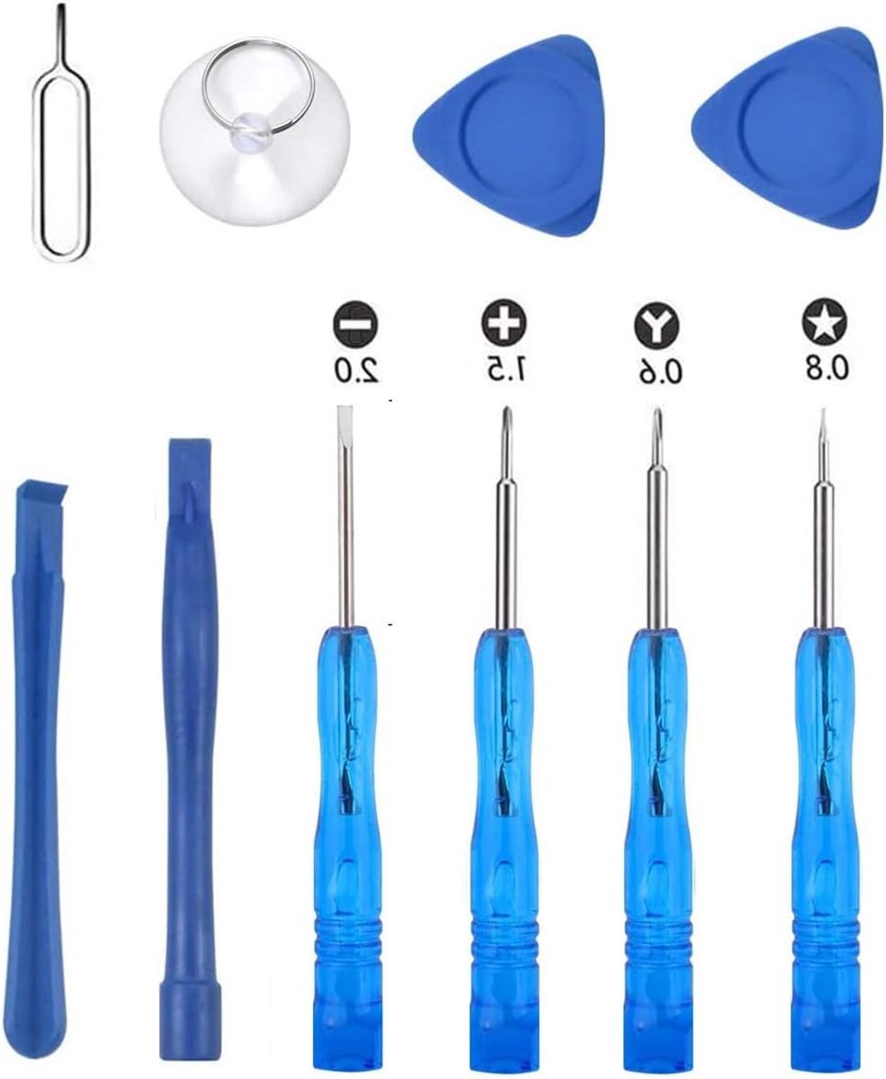 Complete Reparatieset met 10 Opening Pry Tools en Diverse Schroevendraaiers voor iPhone en Apple Watch