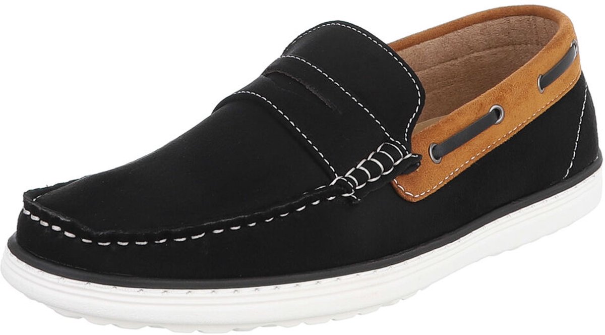 Instappers - loafer model met profielzool - heren Mt:44