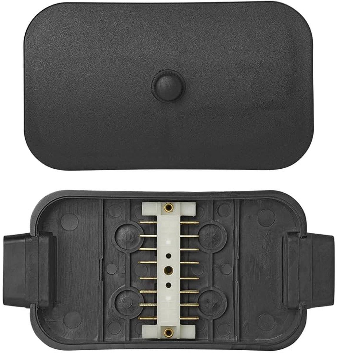 SnelShoppen - Set van 8x4-polige Junction Box, Distributiekast voor Kabelverbindingen, Spatwaterdicht, Ideaal voor Trailers, Motorhomes, Auto's en Tru