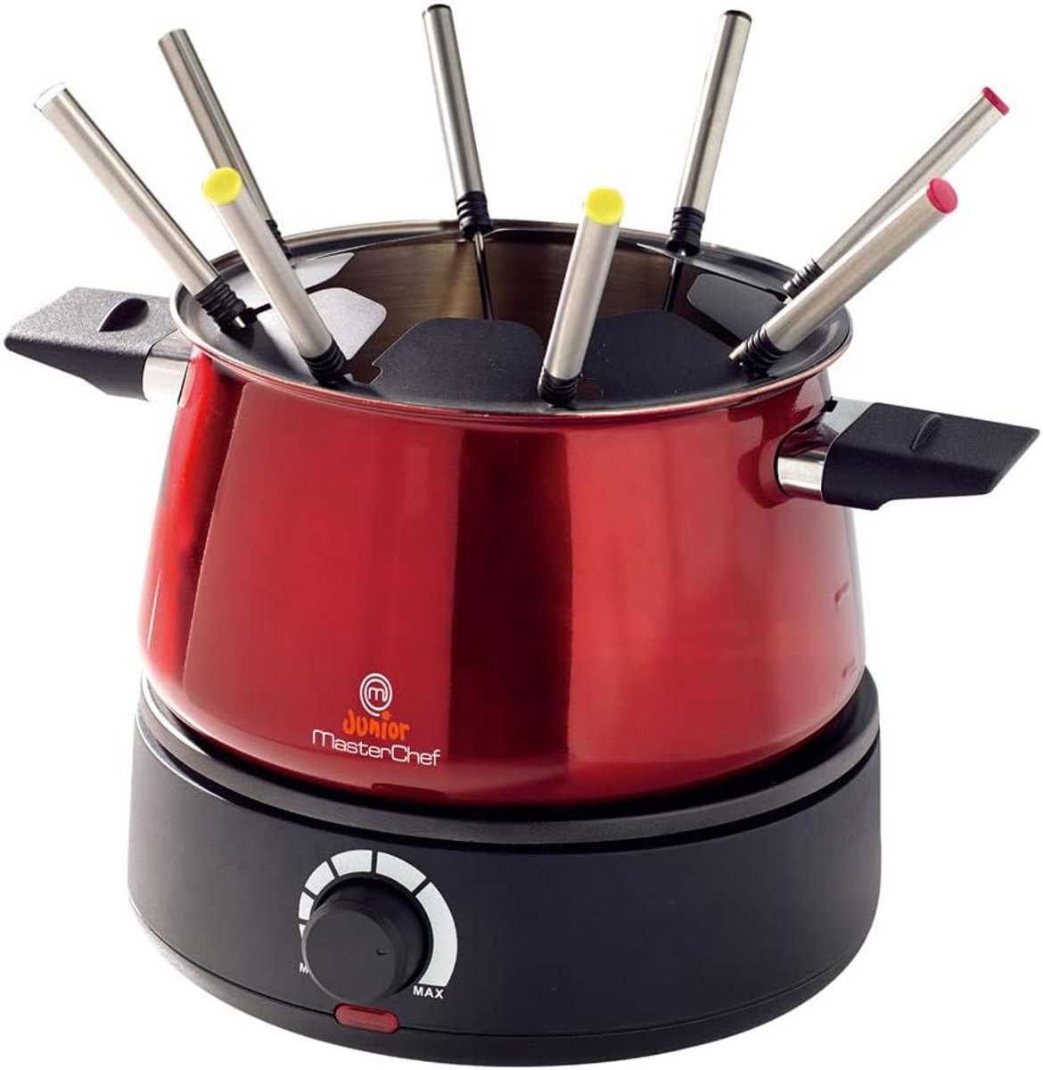 SnelShoppen - Fondue Set voor 8 Personen - 1500W, 1.4L RVS Pot met Continue Temperatuur Controle - Ideaal voor Feesten, Gezelligheid, en Familie