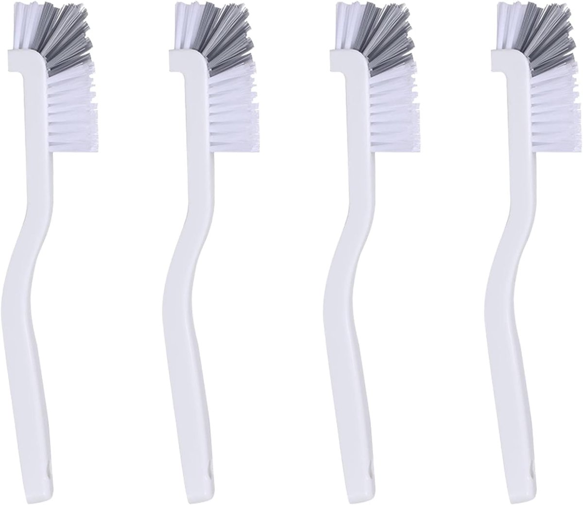 SnelShoppen - 4PCS Afwasborstels Set, Keuken Schoonmaakborstels, Reusable Plastic, 26cm, Voor Stubborn Stains, 360° Hoek, Ideaal voor Vaat en Moeilijk