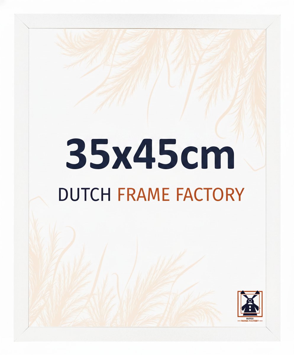 Fotolijst 35x45 cm - MDF - Wit Mat - Benno