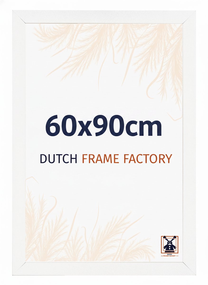 Fotolijst 60x90 cm - MDF - Wit Mat - Benno
