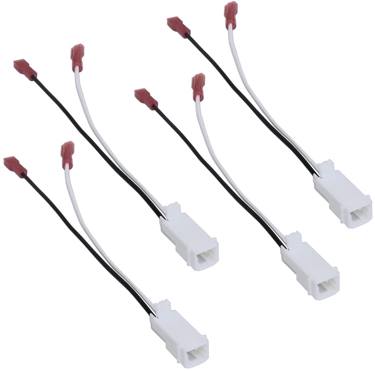 SnelShoppen - 4X Auto Luidspreker Draad Harness 72-7902 Compatibel met Diverse Modellen DODGE, Hoogwaardige Koper, Duurzaam en Flexibel, Set van 4