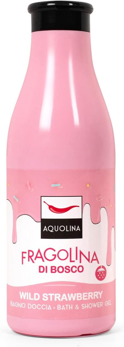 SnelShoppen - FRAGOLINA DI BOSCO Douchebad - 500 ml - Lichtgewicht, Snelle Absorptie, Romige Textuur met Bosaardbei Geur - Geschikt voor Dagelijks Geb