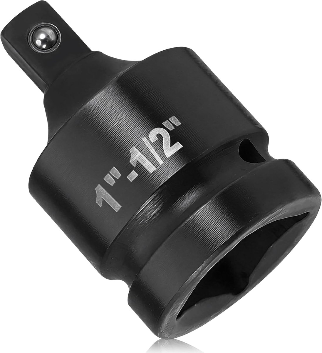 SnelShoppen - Socket Wrench Adapter 1/2" voor Impactsleutel, CR-MO Reducer, Duurzame Mat Zwarte Ratchet Adapter voor Torque Wrench, Hoogwaardige Geree
