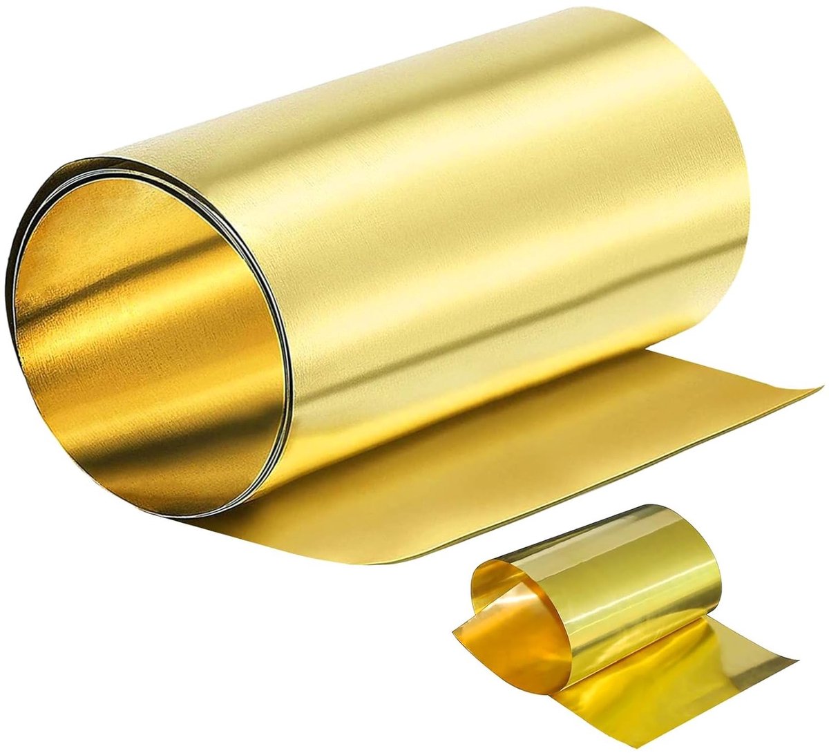 Messing Plaat voor Metaalbewerking en Aarding, 0.02 x 100 x 1000 mm, Ideaal voor Elektrische Reparaties en Klussen