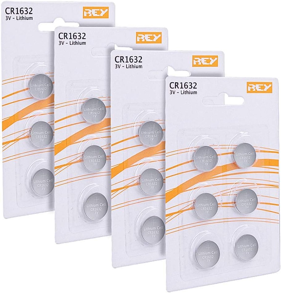 SnelShoppen - Set van 24 CR1632 3V Alkaline Lithium Knopcell Batterijen Blisterpack voor Afstandsbedieningen, Digitale Camera's, Speelgoed, Horloges e