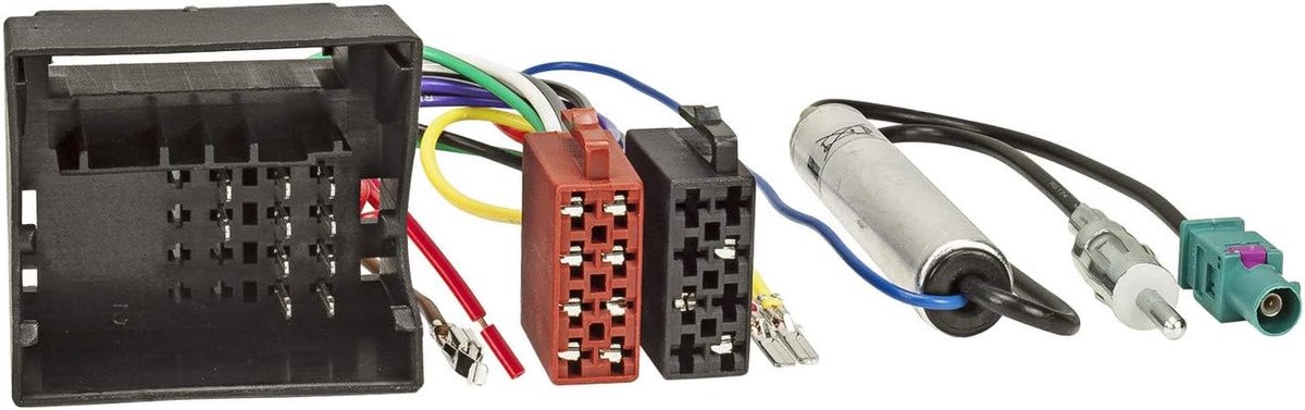 SnelShoppen - Sound-way Adapter Kabel ISO Autoradio met Antenne Adapter Fakra voor Citroen en Peugeot, Ondersteunt Diverse Modellen, Perfecte Geluidsv