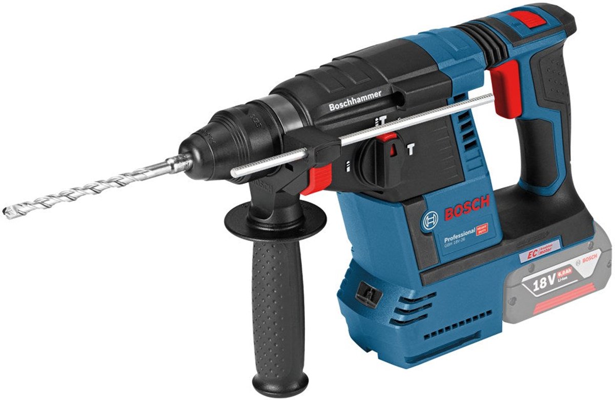 Bosch Professional GBH 18V-26 Accu combihamer SDS-Plus 2,6J 18V Basic Body