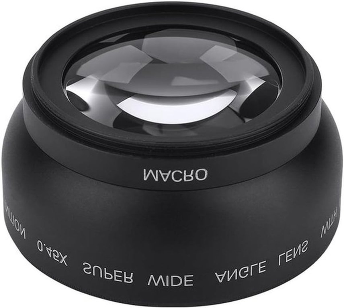 Universele 52mm Groothoek Macro Lens 0.45x van Optisch Glas voor Close-up Fotografie, Eenvoudig in Gebruik en Hoogwaardige Beelden