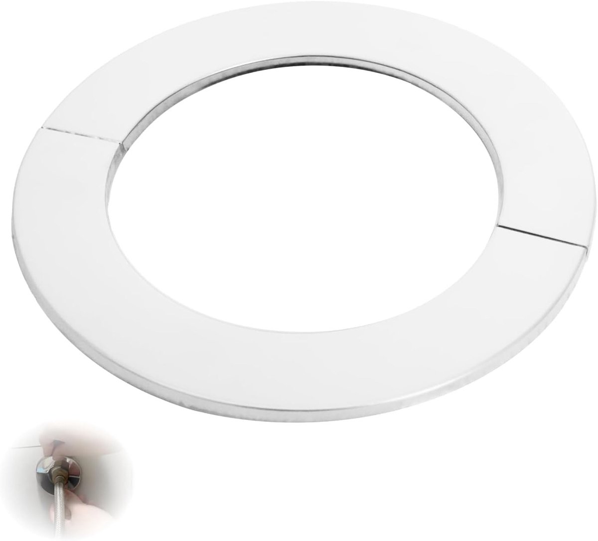Roestvrijstalen Wandgemonteerde Schoorsteenpijp 110mm - Hittebestendig voor Kachels en Verwarmingssystemen, 100mm Diameter