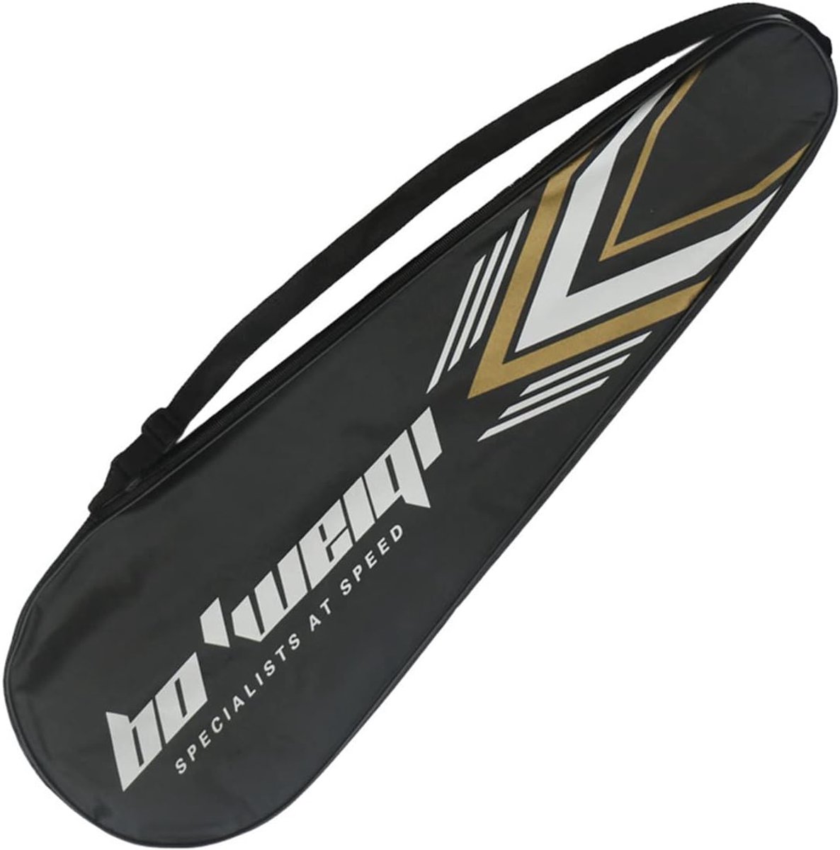 SnelShoppen - Waterproof Badminton Bag - Sporttasje voor 2 Rackets, Verstelbare Schouderband, Oxford Materiaal, Ideaal voor Sport, Reizen en Vrije Tij
