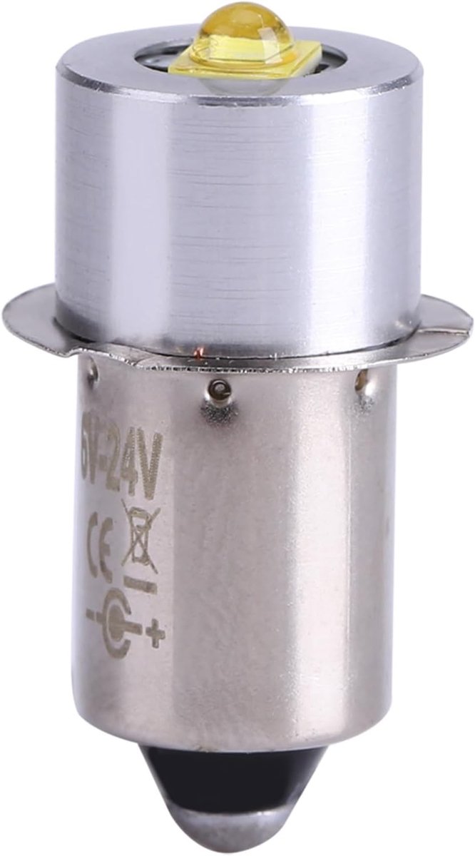 SnelShoppen - 3W 6-24V P13.5S Hoge Heldere LED Noodwerklicht Lamp Vervangingslamp Zaklampen LED 6V Fakkel Lampen voor Camping, Tuin en Onderhoud