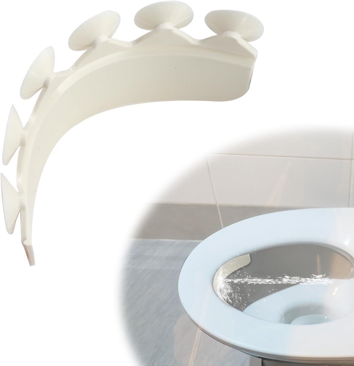SnelShoppen - Toiletbril Urine Flector - Spatbescherming voor Kinderen en Volwassenen - Houdt Toilet en Vloer Droog - Hygiënisch en Geurvrij - Hoogwaa