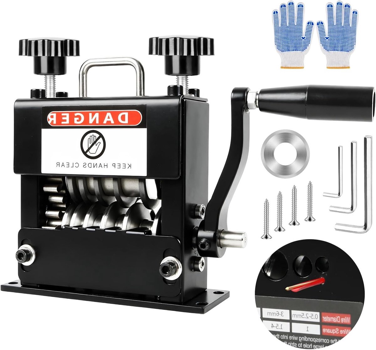 Handmatige kabelstripper met semi-wound deflector en bovenhandvat voor 0,5 tot 17 mm denuder kabels, ideaal voor netwerkkabels en twisted pairs, stripping tangen voor precisiewerk