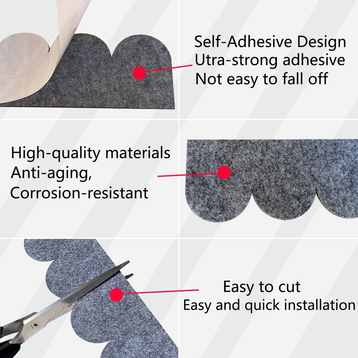SnelShoppen - Mini Beaver Tail Round Roof Shingles Mini Set - Lichtgewicht Flexibele Dakshingles voor Vogelhuisjes, Plantenlandschappen, Huisdierenhui