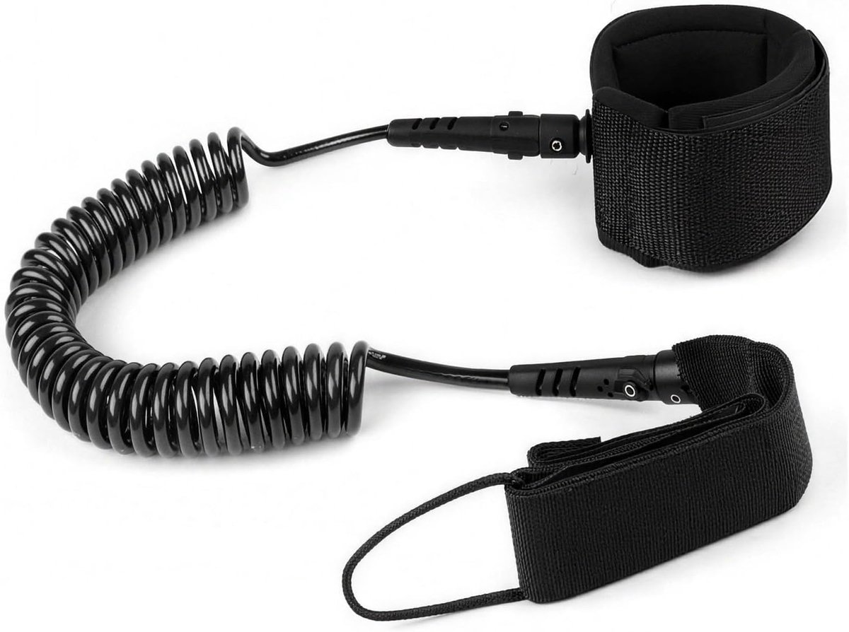 SnelShoppen - SUP Band 3 Meter - 7mm Duurzame TPU Paddleboard Leash - Veiligheidsanklet voor Stand Up Paddleboard & Surfboard