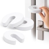Deurstoppers Foam 4 Stuks I Baby En kind Deurbeschermers I Deurbescherming I Kinderbeveiliging Vingers I Schuim I Deurstopper I Wit