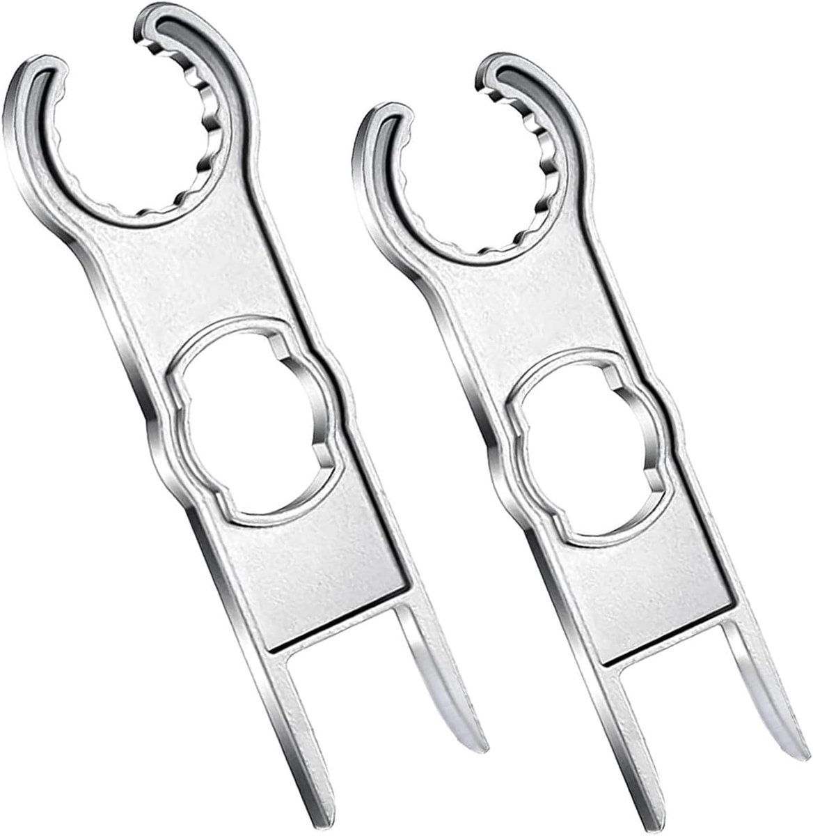 SnelShoppen - Metal Solar Wrench Set 2pcs - MC4 Sleutel Wrench voor Zonnepanelen, Aluminium Gereedschap voor Aansluiting en Demontage, 80mm