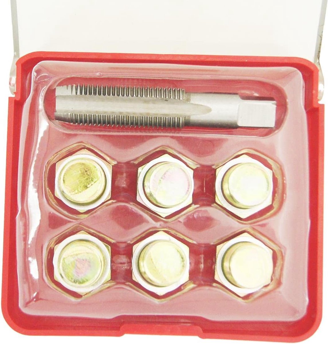 SnelShoppen - TOPWAY Car Oil Sump Drain Plug Thread Repair Set M15x1.5 - Rethread Tool voor Oliepan, Geschikt voor Crankcase, Versnellingsbak en Diffe
