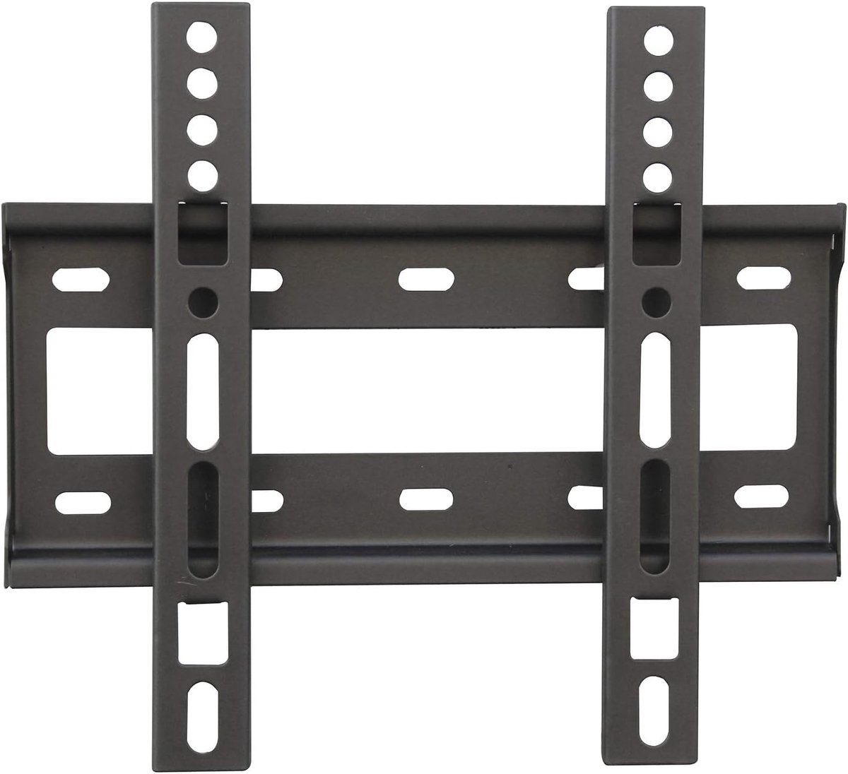 SnelShoppen - Universele TV Wandbeugel voor 24-60 inch TV - VESA 50x50, 75x75, 100x100, 200x100, 200x200 - Zwart - Max. 30 kg - Vast - Ideaal voor Woo
