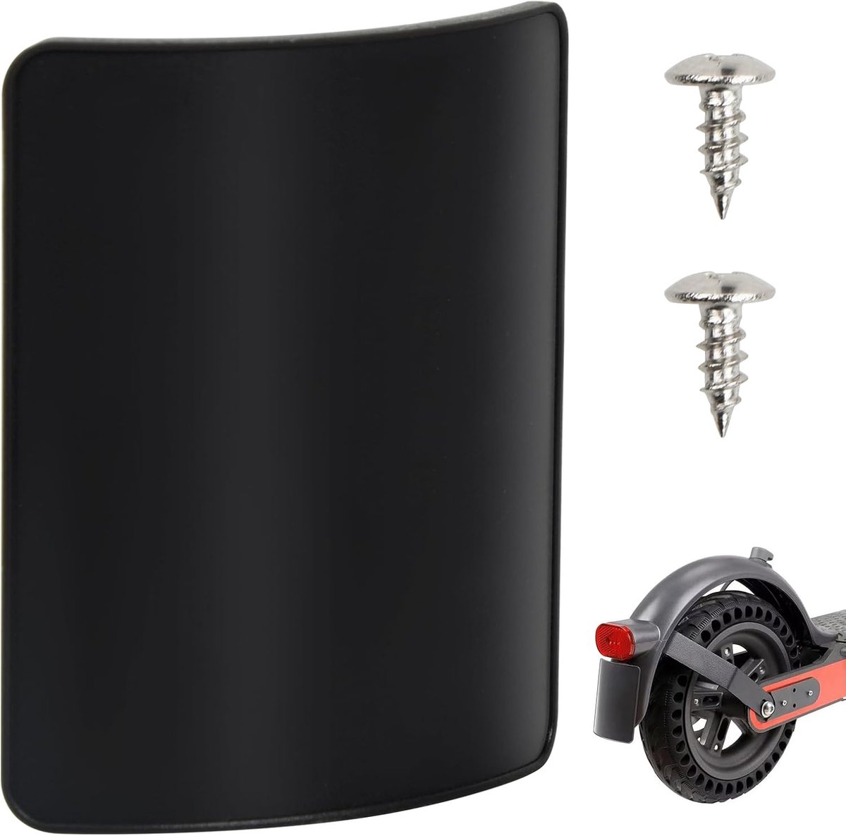 SnelShoppen - Nummerplaat Houder Elektrische Scooter - License Plate Holder met Schroeven voor E-Scooter M365 Pro2 - Duurzaam Plastic, Eenvoudige Inst