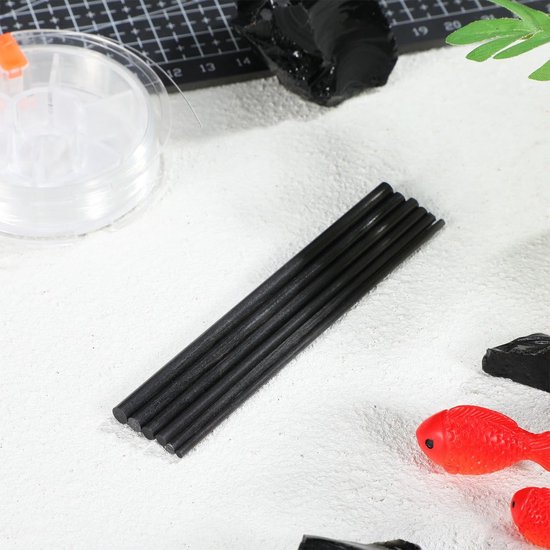 SnelShoppen - 6 delige Reparatieset voor Hengels - Carbon Fiber Stokken, Schuurpapier, Wikkeldraad - Ideaal voor het Repareren van Baitcasting Hengels van Snelshoppen — afbeelding 2