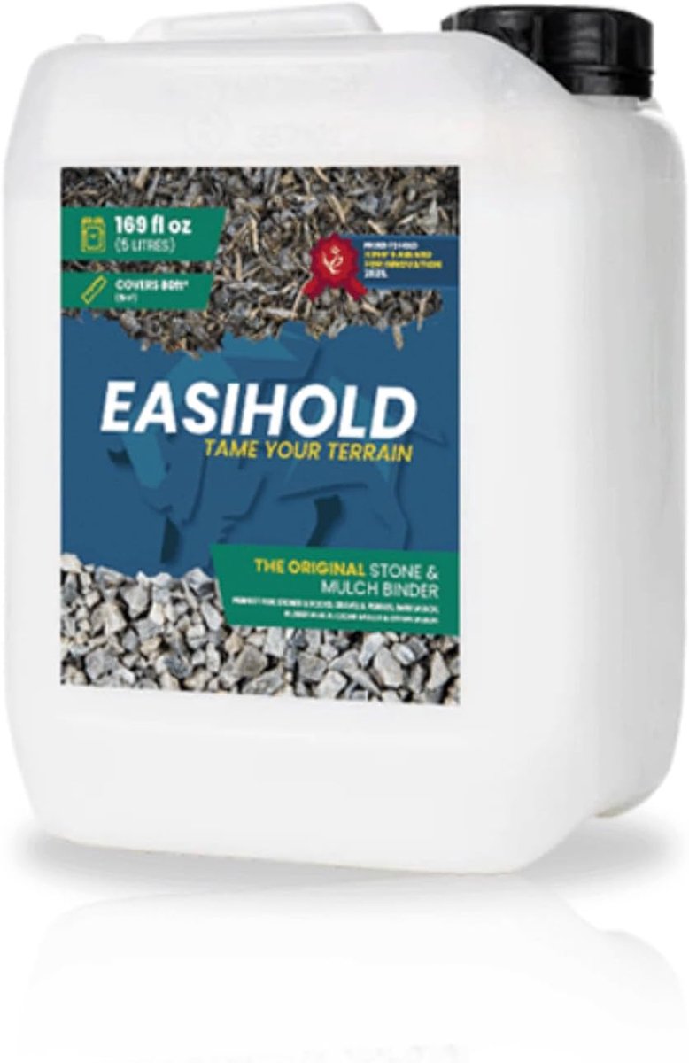 SnelShoppen - EASIHOLD ROCKS 5L XL Grindbinder voor het Verbinden van Stenen, Houtsnippers en Grind op Borders, Terrassen en Tuinpaden - Duurzaam, Nie