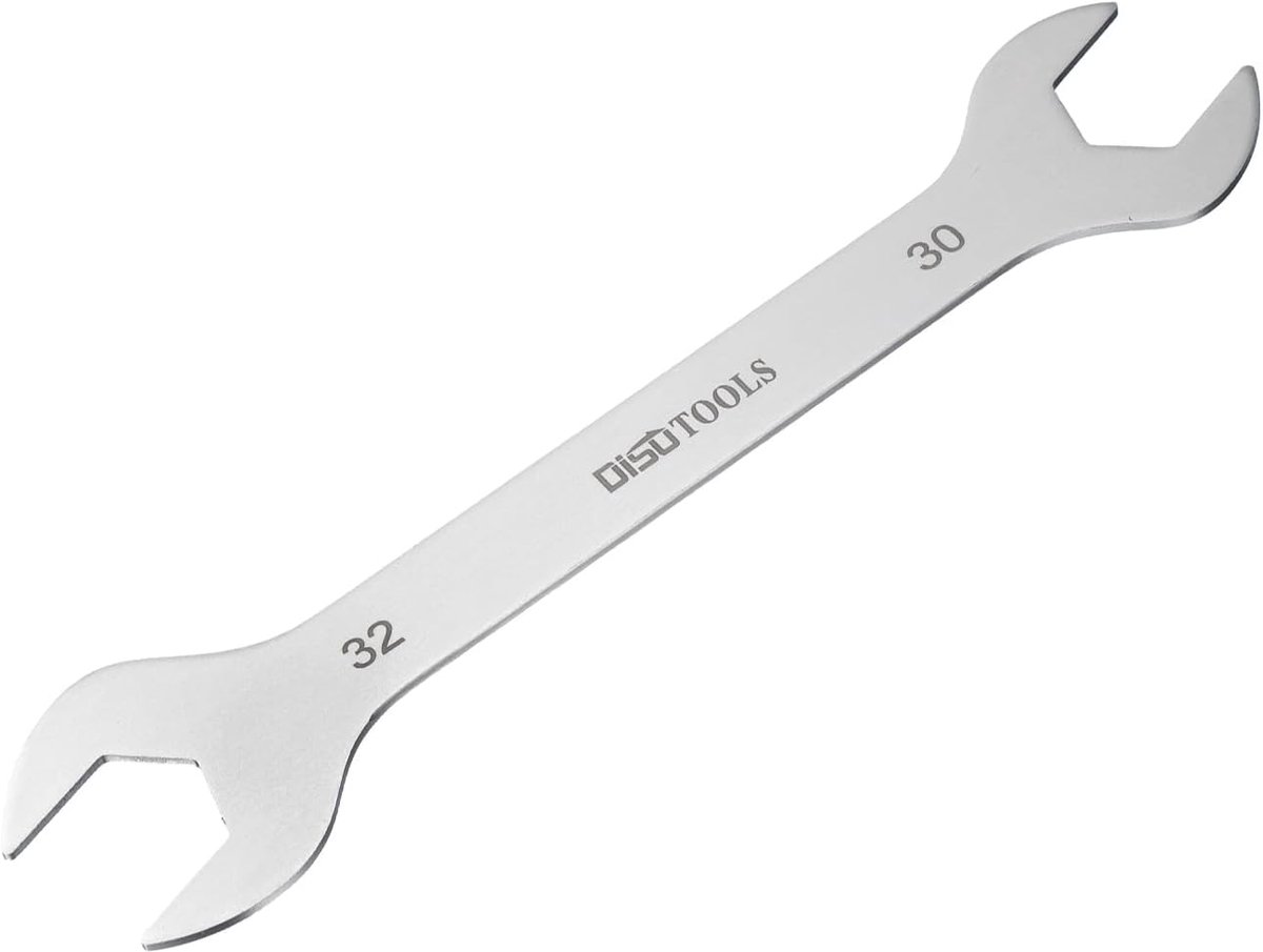 SnelShoppen - Dubbele Steeksleutel 30mm x 32mm, Open Eind Sleutel, 3cr13 RVS, Voor Huishoudelijke Reparaties en Algemeen Gebruik