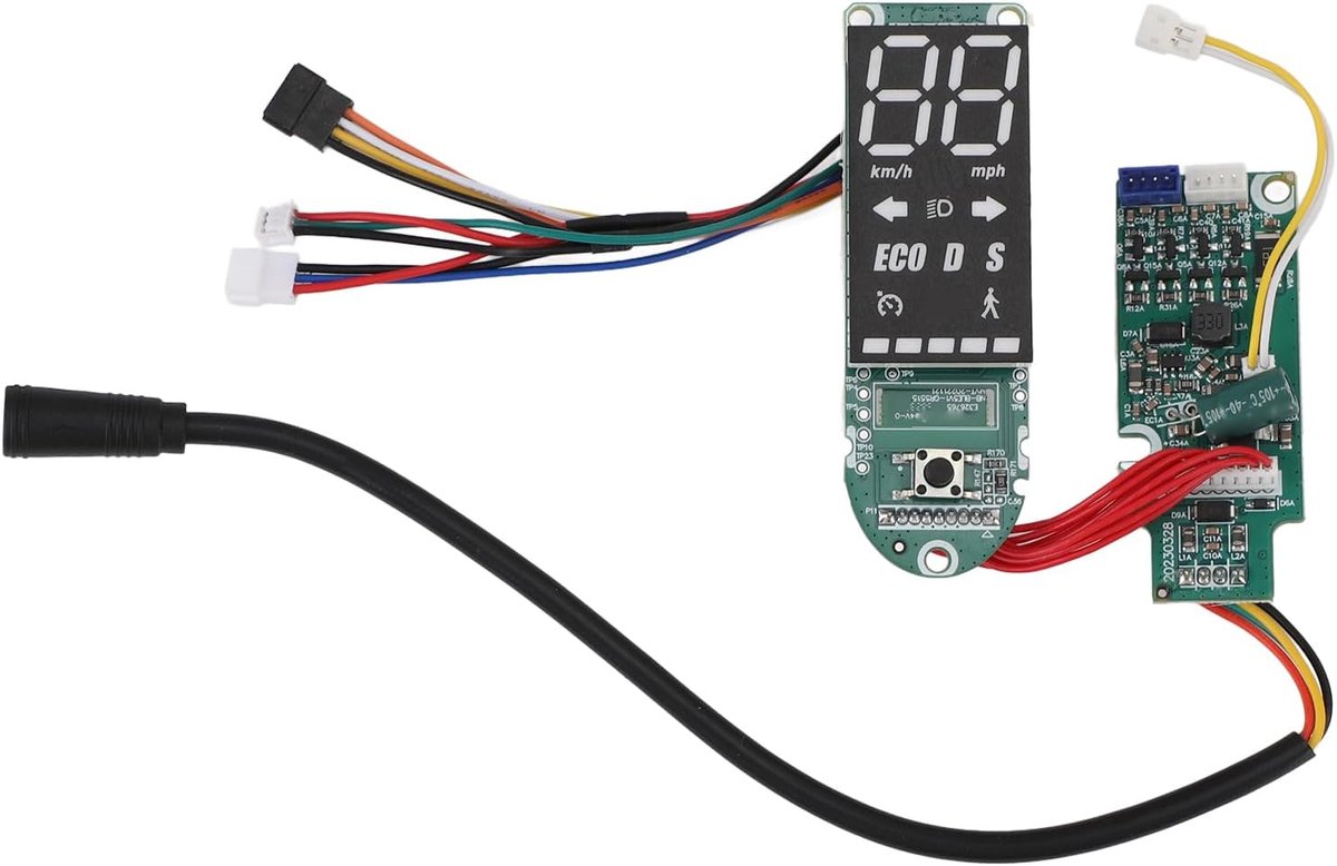 SnelShoppen - Elektrische Scooter Dashboard G2, Bluetooth Circuit Board, Waterdicht en Schokbestendig, Plug en Play, Geschikt voor E-Scooter, 1 Stuk