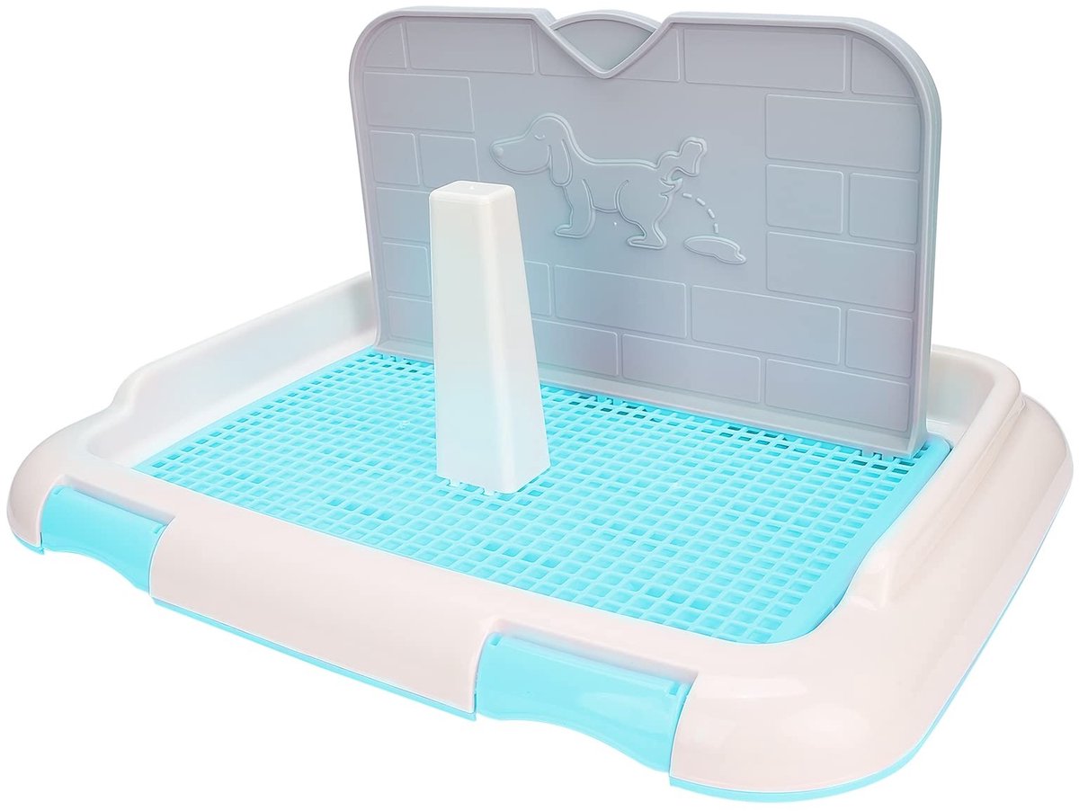 Dailygoods- Hondentoilet - Indoor Hondenkattenbak - Geplande Urineren - Mesh Potty Tray - Training Toilet - Afmetingen 46,4x35,4x23 cm - Hondenbak
