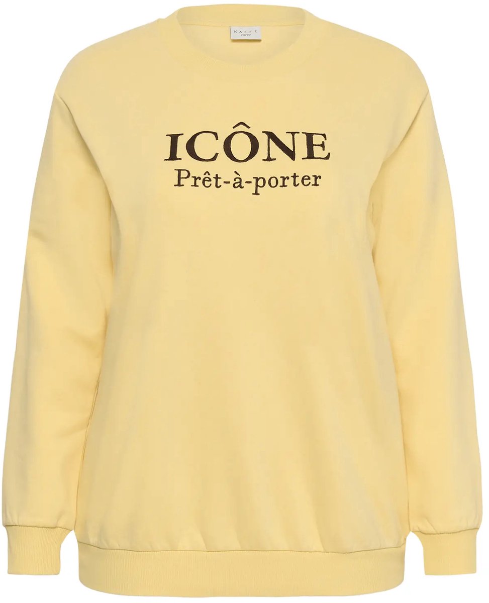 Dames sweatshirt KAFFE Curve Roselda