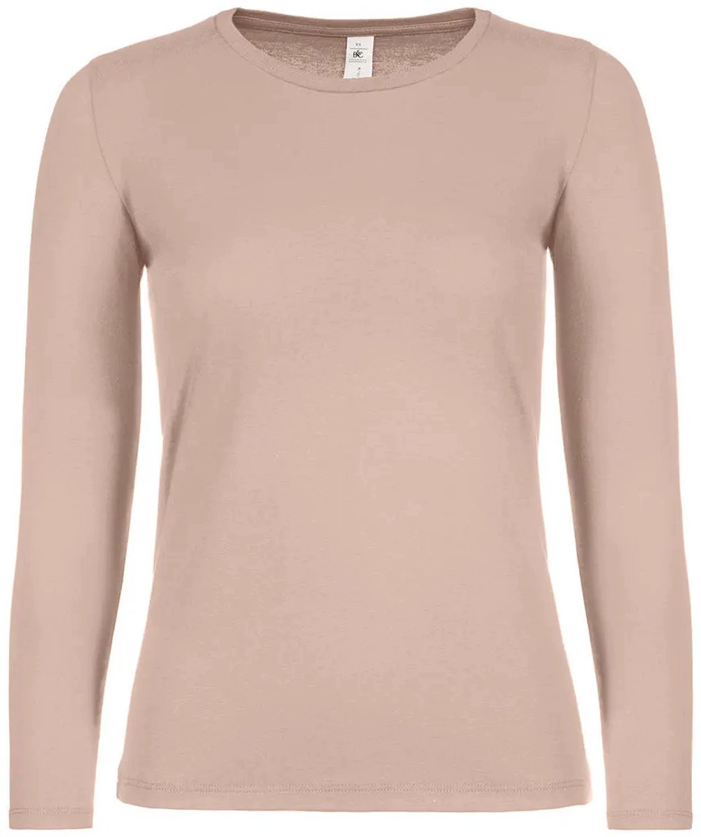 Dames-T-shirt met lange mouwen B&C E150