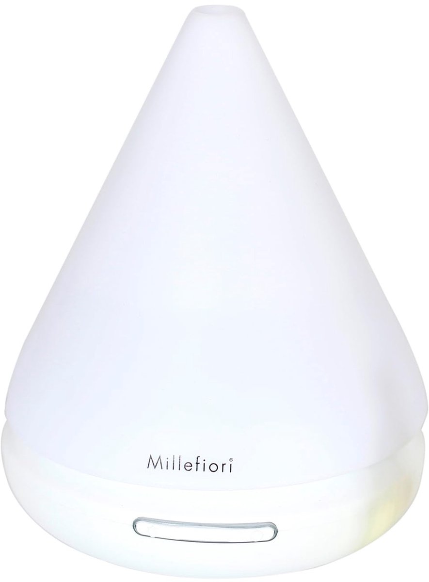 SnelShoppen - Millefiori Hydro Ultrasone Geurverspreider Piramide 100 ml - Luxe Geurstokjes voor Thuis, Sfeervolle Geur, Aromatherapie, Modern Design