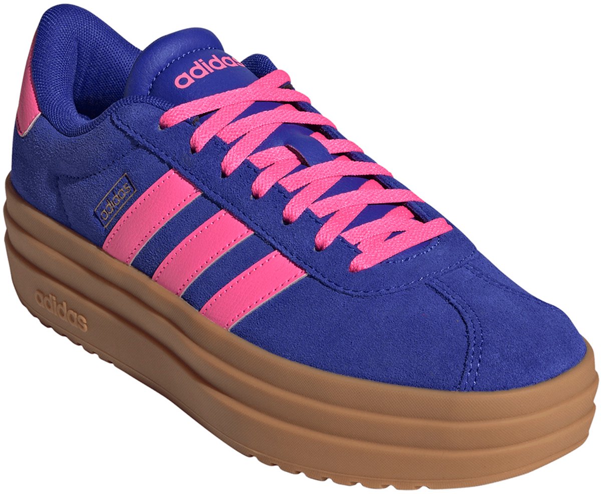 Adidas dames VL COURT BOLD plateau sneaker schoen KH9462 Paars