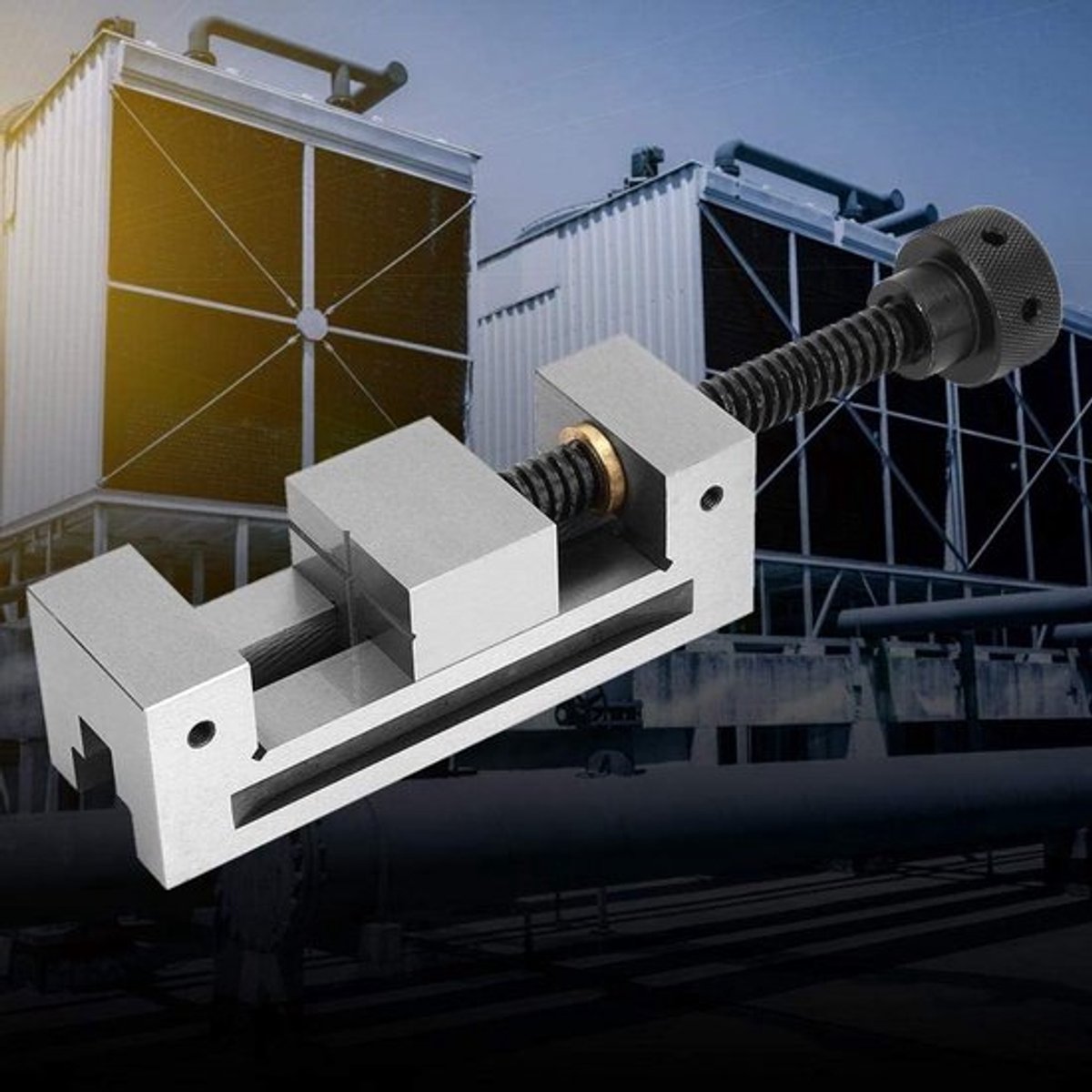 Hoogwaardige Precisie Bankschroef voor CNC Frezen en Schuren met 65mm Max Klemkracht