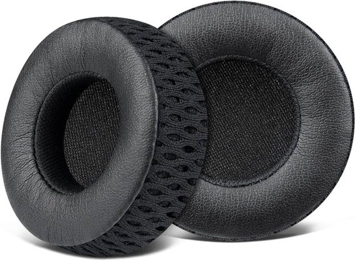 Vervangende oorkussens voor draadloze sportkoptelefoons, zachte proteïne leren earpads, comfortabele memory foam demping en verbeterde geluidskwaliteit