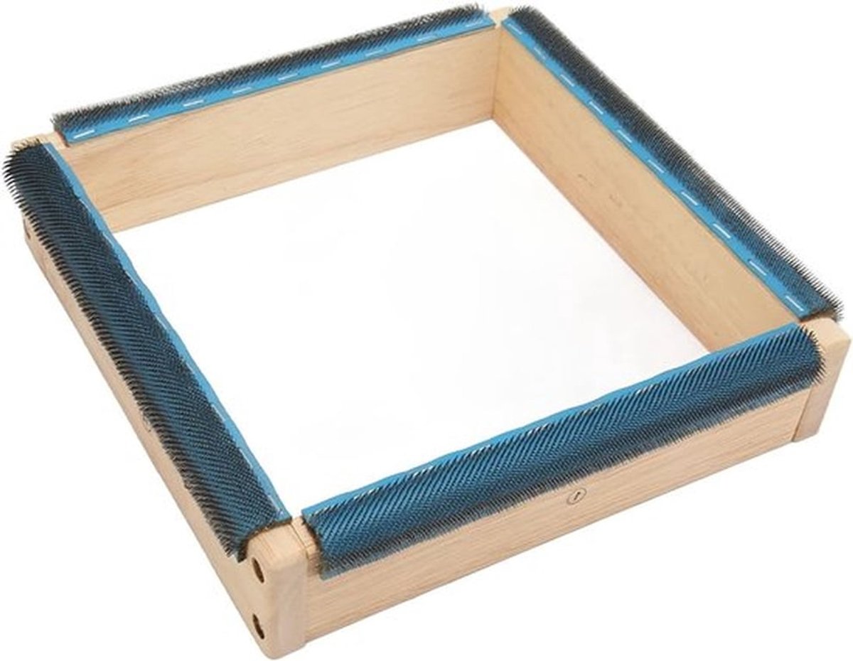 Raamdecoratie met Borduurtechniek van Massief Hout - Eenvoudig te Monteren, Perfect voor Haak- en Naaldwerk