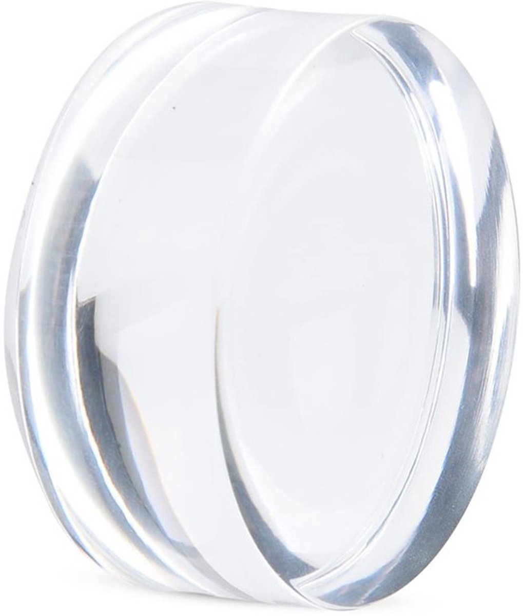 Optische Vergrootglas - 5x Vergroting - Draagbaar en Handsfree - Acryl Dome - Ideaal voor Lezen - Lichtgewicht en Compact