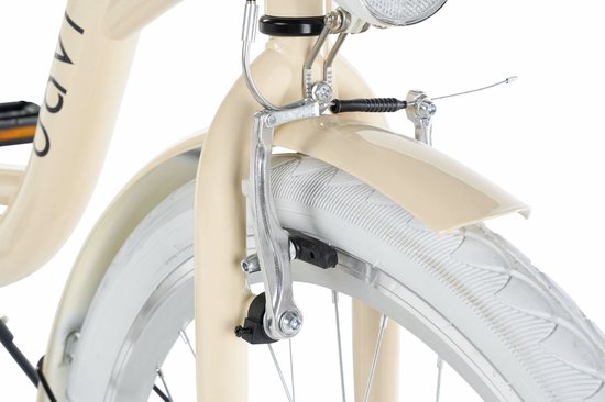 Davi Emma - Stadsfiets - 26 inch - 7 versnellingen - Shimano - V-brake - Lage instap - Bruin/Wit — afbeelding 5