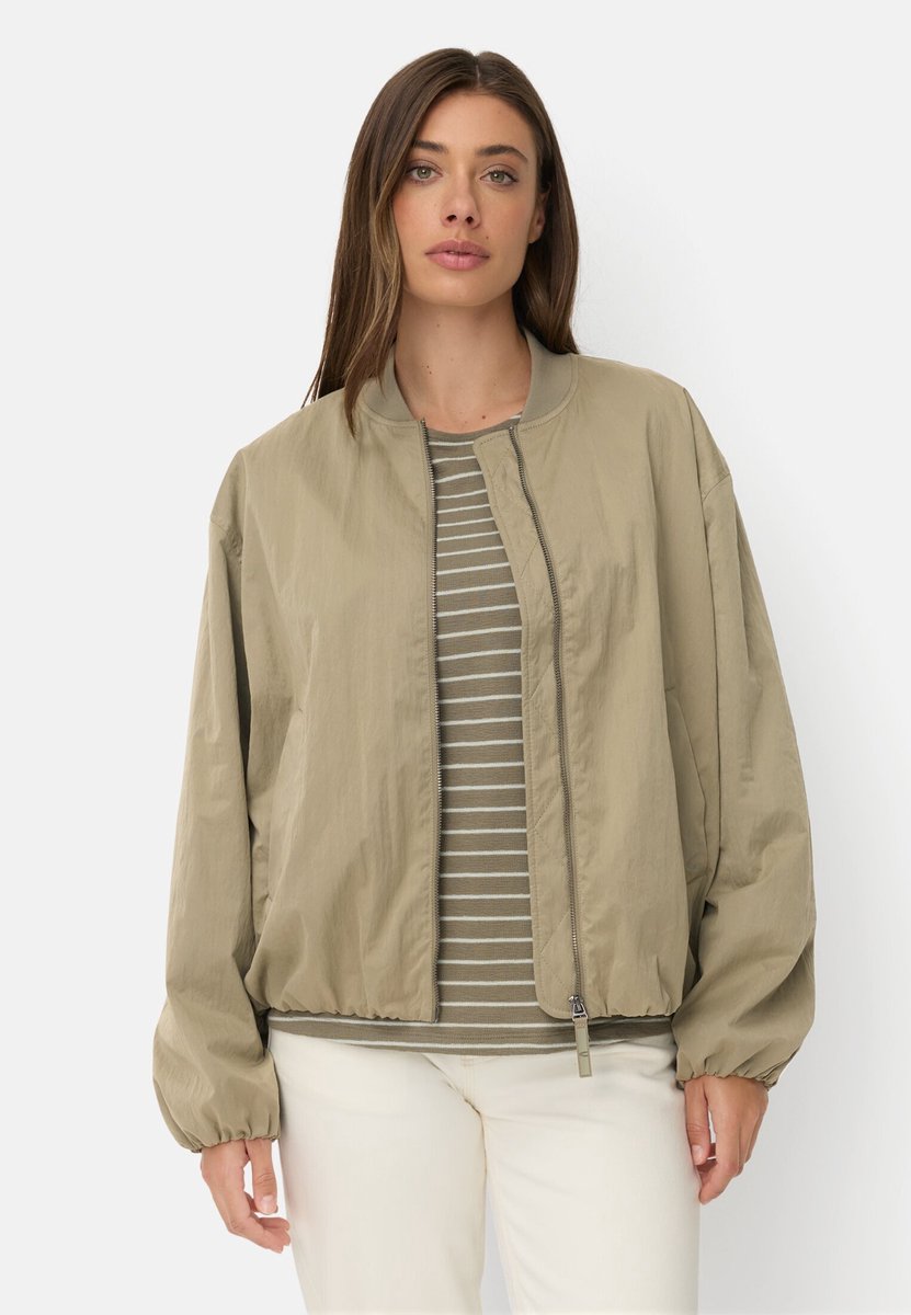 camel active Gewatteerd bomberjack in oversized pasvorm - Maat womenswear-44 - Salie