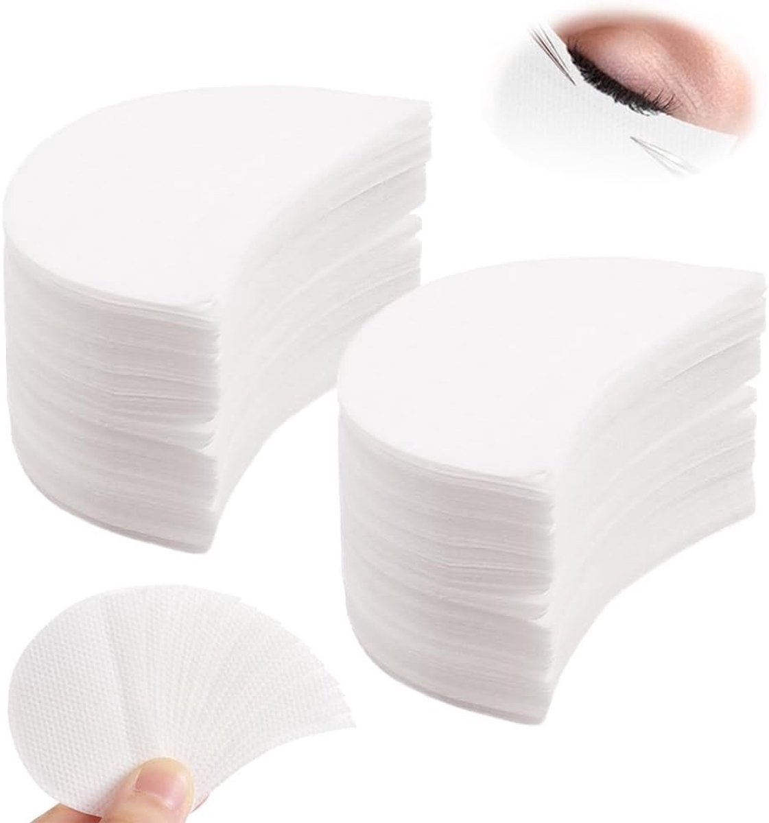 200 Stuks Oogschaduw Shields, Lintvrije Oogschaduw Stencils en Gel Pads voor Professionele Make-up en Wimperextensions