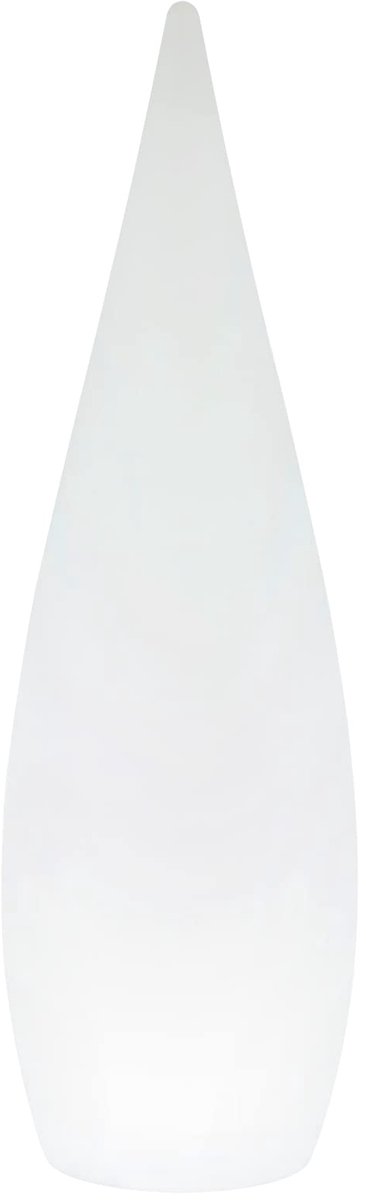 SnelShoppen - Staande Lamp Palmas R45101901 LED Accu Buiten - Kunststof Wit - 4,5 Watt Kleurverandering LED - Afstandsbediening - Hoogte 122 cm voor T